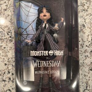 Monster High Wednesday Collectible Doll, Wednesday Addams